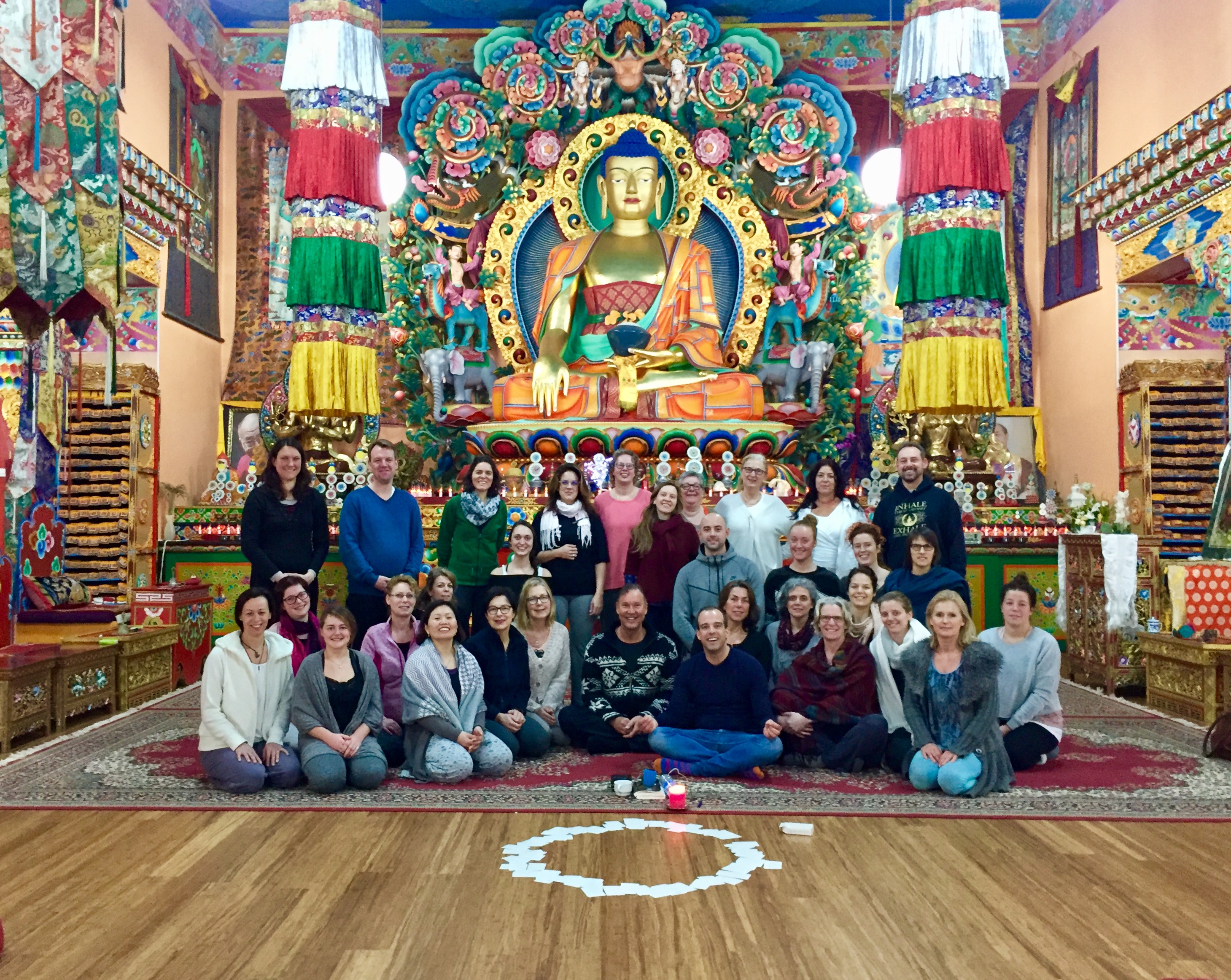 Yoga en Mindfulness Retraite in Huy Maart 2017