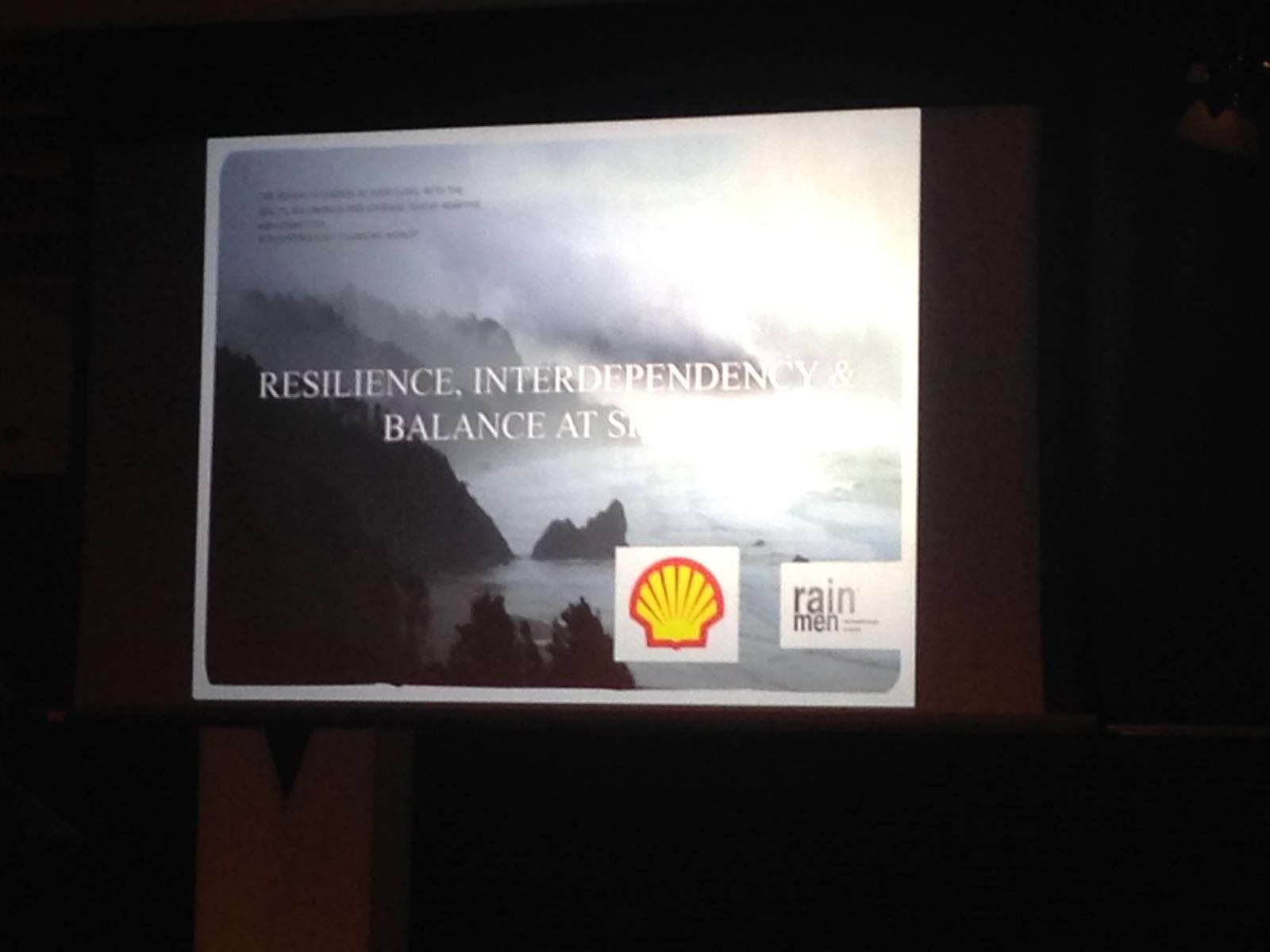 Shell Mindfulness Workshop, Oktober 2016