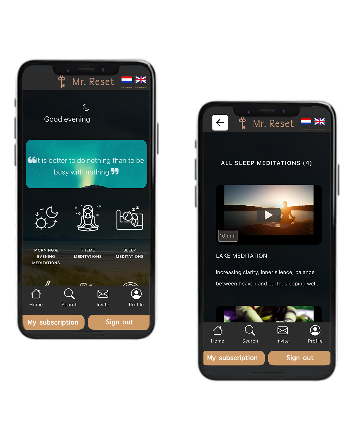 Mr Reset - Mindfulness en Meditatie App